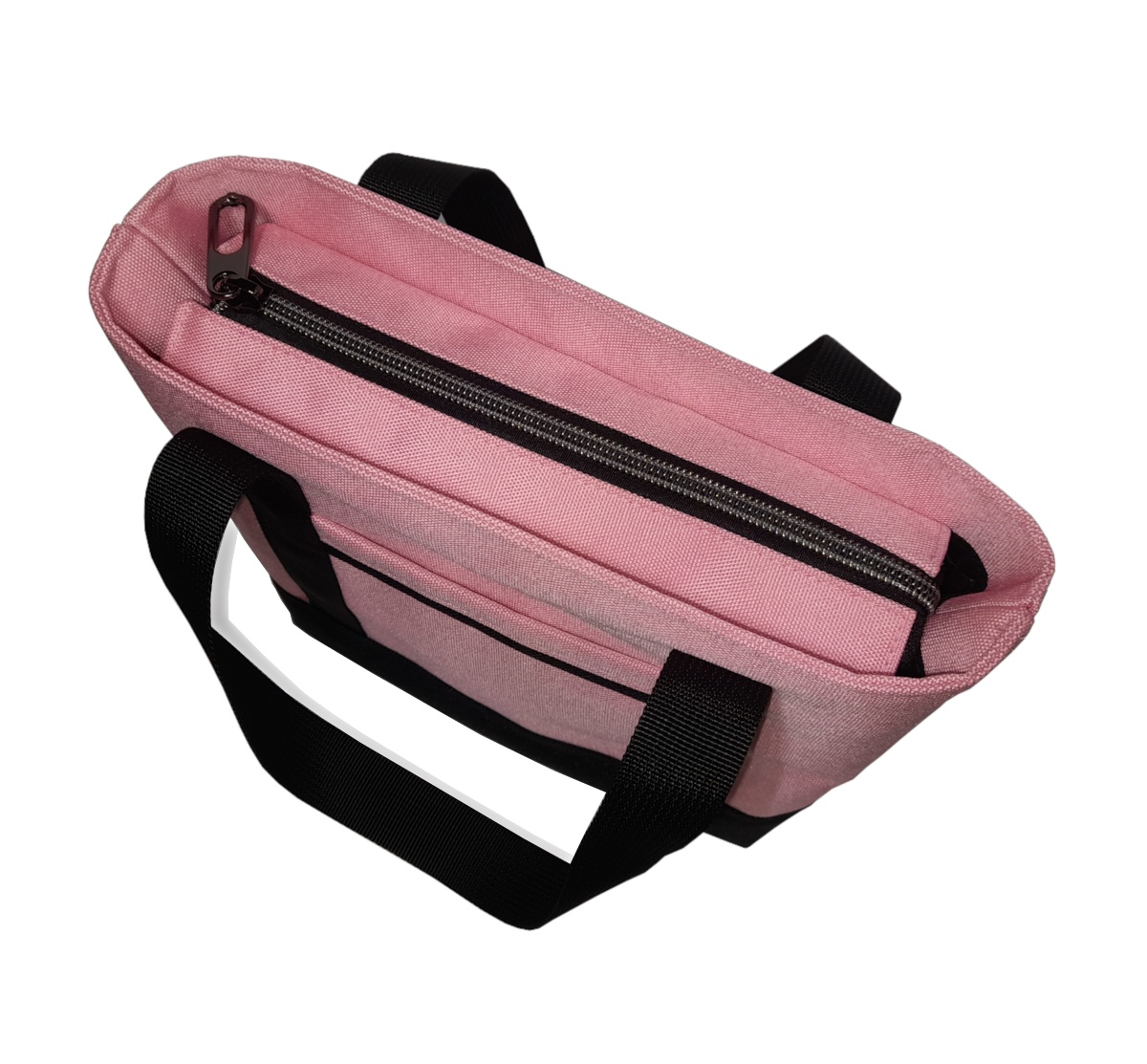 top view sporty pink tote