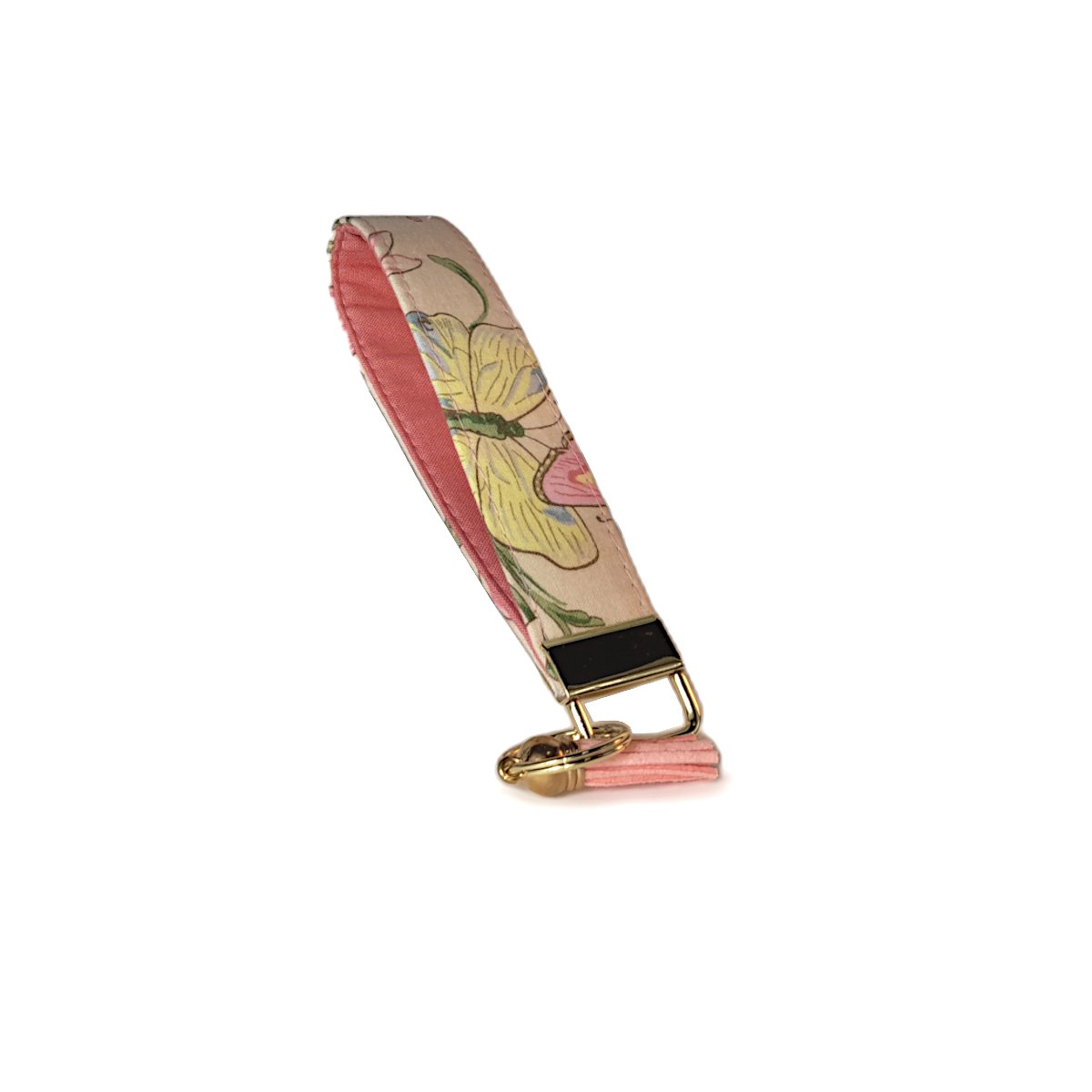 Pink butterfly wristlet for women